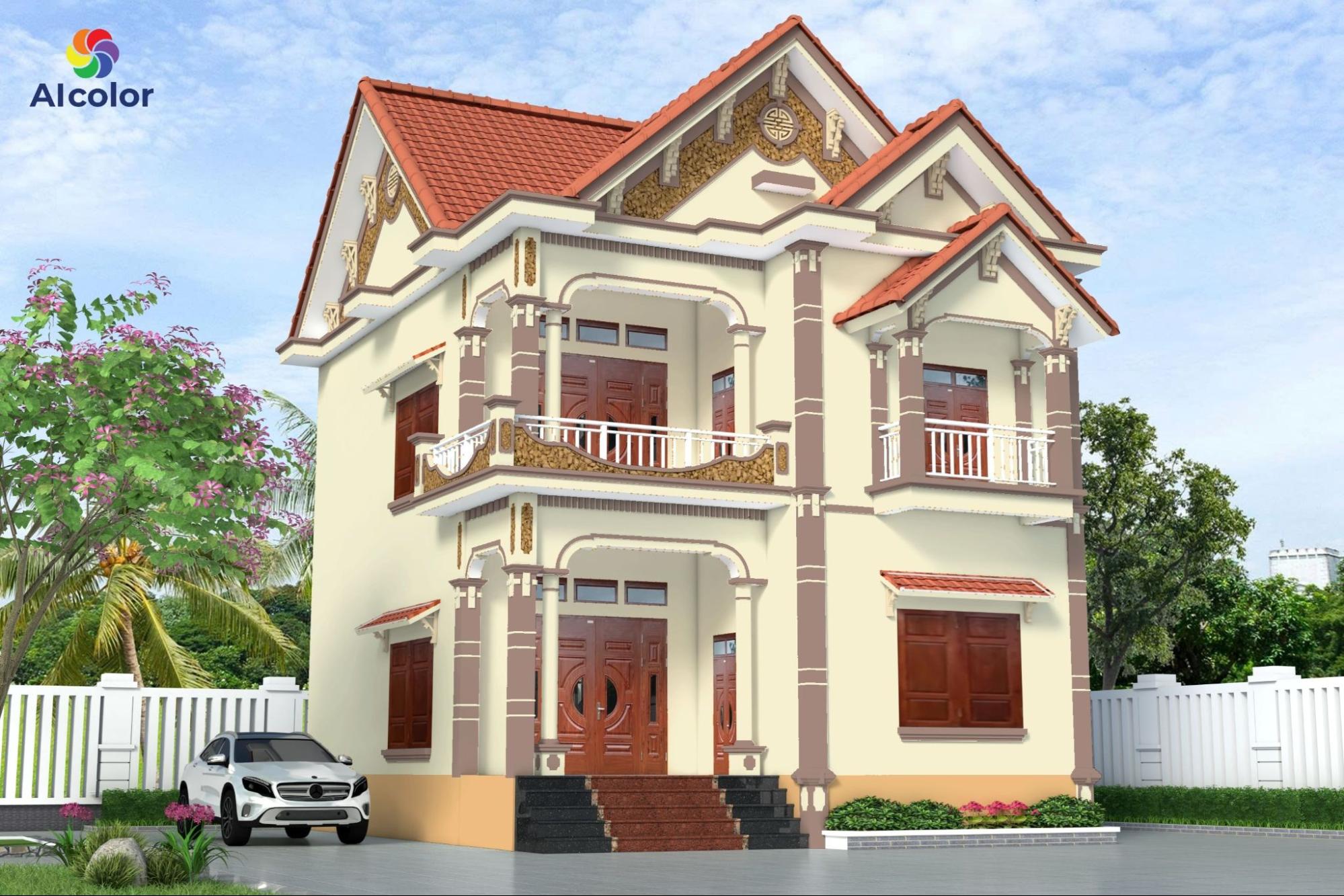 V&agrave;ng kem, kem sữa kết hợp với n&acirc;u rất ph&ugrave; hợp cho phong c&aacute;ch t&acirc;n cổ điển