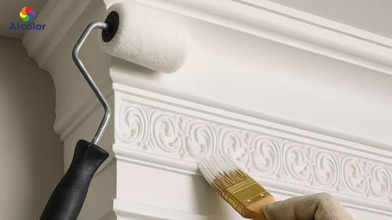 Nếu sơn qu&aacute; b&oacute;ng dễ l&agrave;m lộ khuyết điểm bề mặt