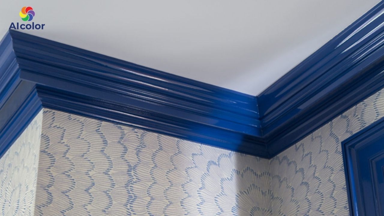 Ph&agrave;o chỉ trần nh&agrave; m&agrave;u xanh dương