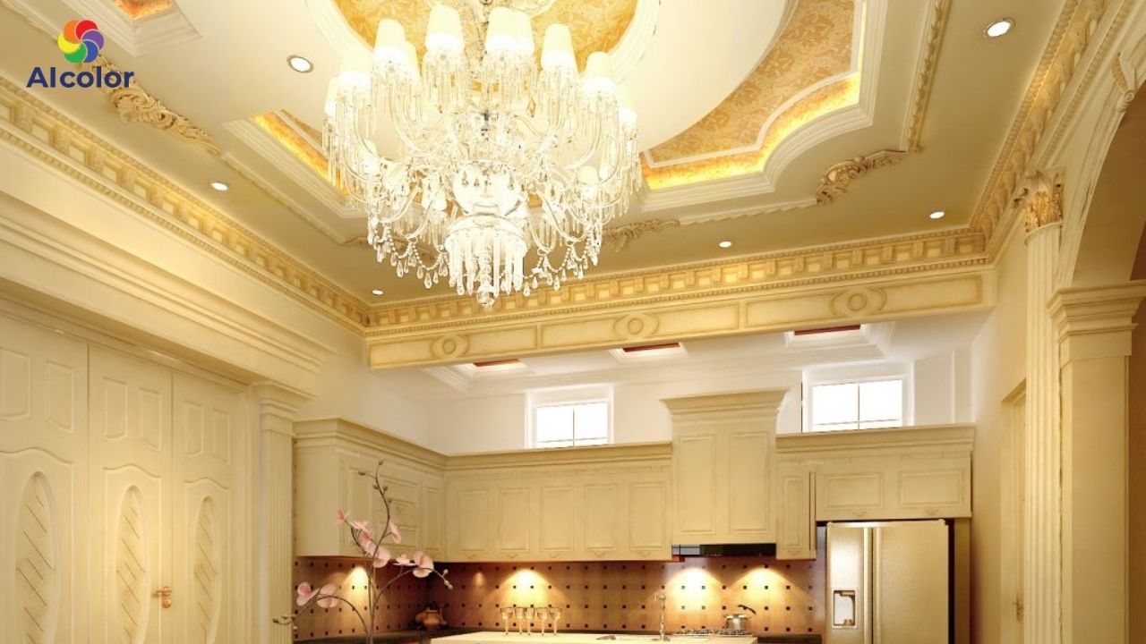 Diện t&iacute;ch ph&ograve;ng thấp n&ecirc;n ưu ti&ecirc;n phối m&agrave;u sơn chỉ trần nh&agrave; s&aacute;ng