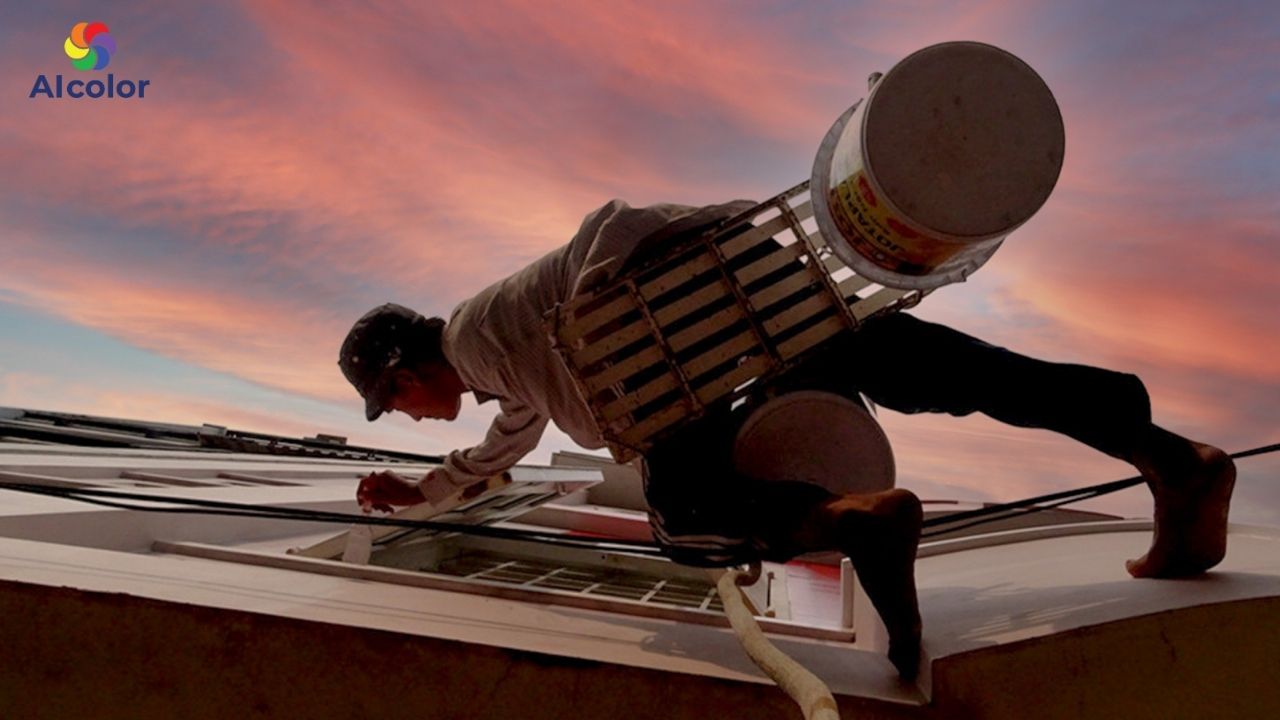 Thời điểm l&yacute; tưởng để sơn nh&agrave; l&agrave; m&ugrave;a kh&ocirc;, độ ẩm kh&ocirc;ng kh&iacute; thấp, trời kh&ocirc;ng mưa