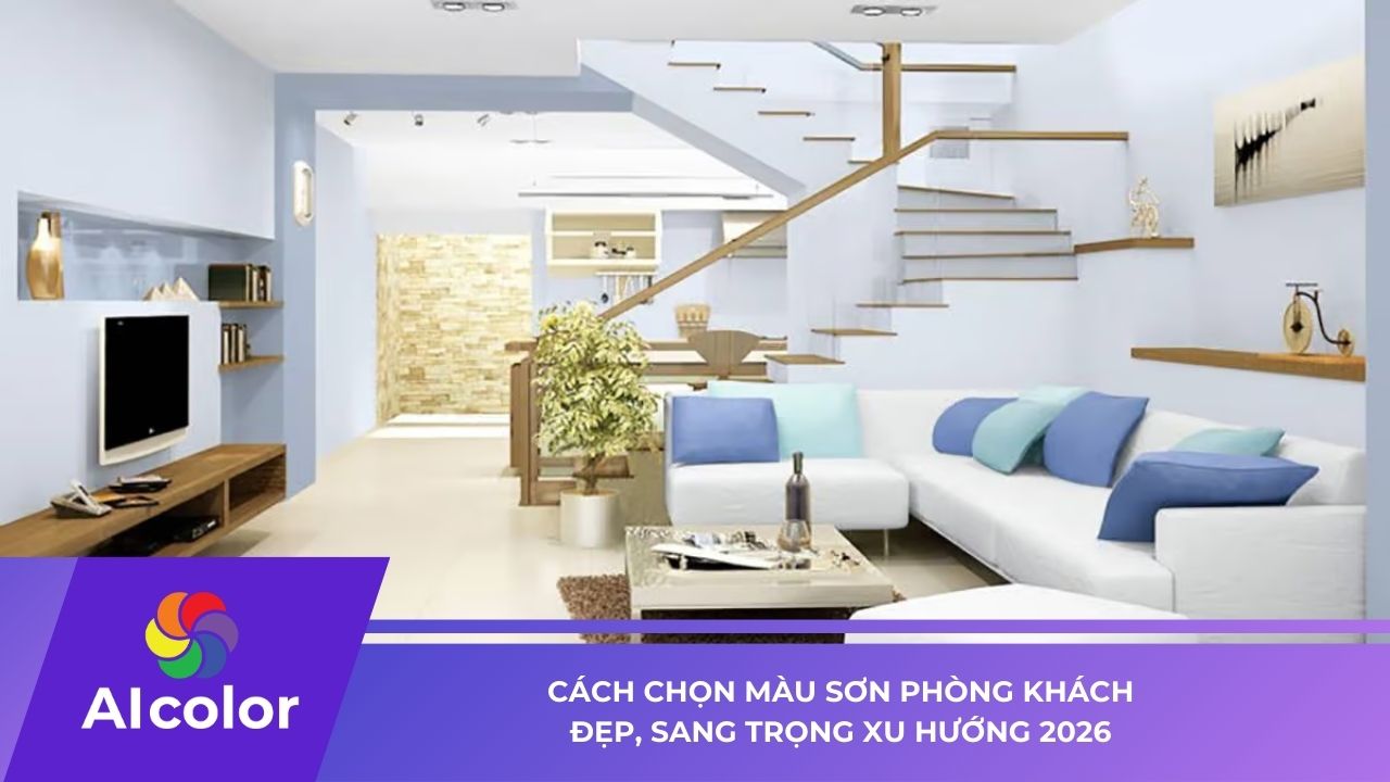 Cách Chọn Màu Sơn Phòng Khách Đẹp, Sang Trọng Xu Hướng 2026