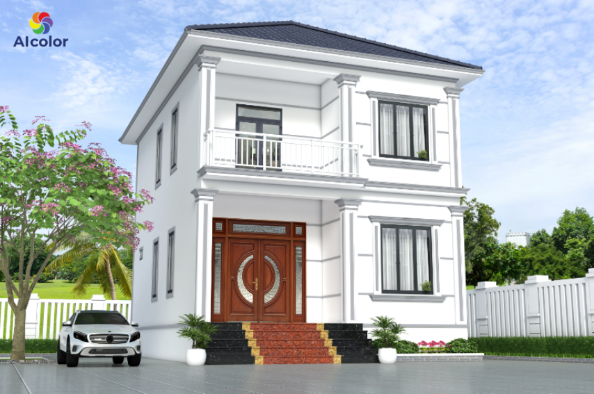 Trắng sứ v&agrave; trắng x&aacute;m&nbsp; dễ kết hợp với k&iacute;nh, kim loại hoặc gỗ để tăng chiều s&acirc;u