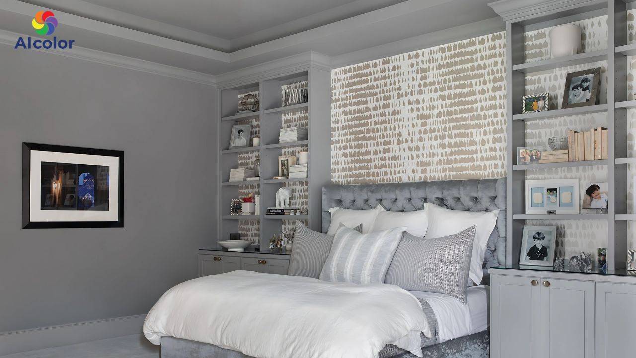 Phong c&aacute;ch Industrial thường được sơn trần thạch cao m&agrave;u x&aacute;m b&ecirc; t&ocirc;ng