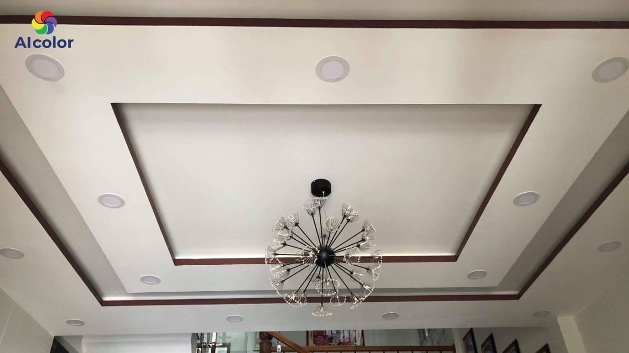 N&ecirc;n sơn mờ để che khuyết điểm của sơn trần thạch cao