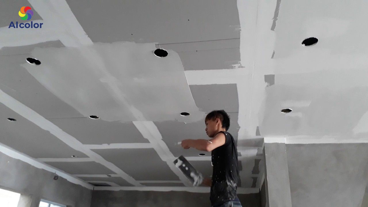 N&ecirc;n sơn mờ để che khuyết điểm của sơn trần thạch cao