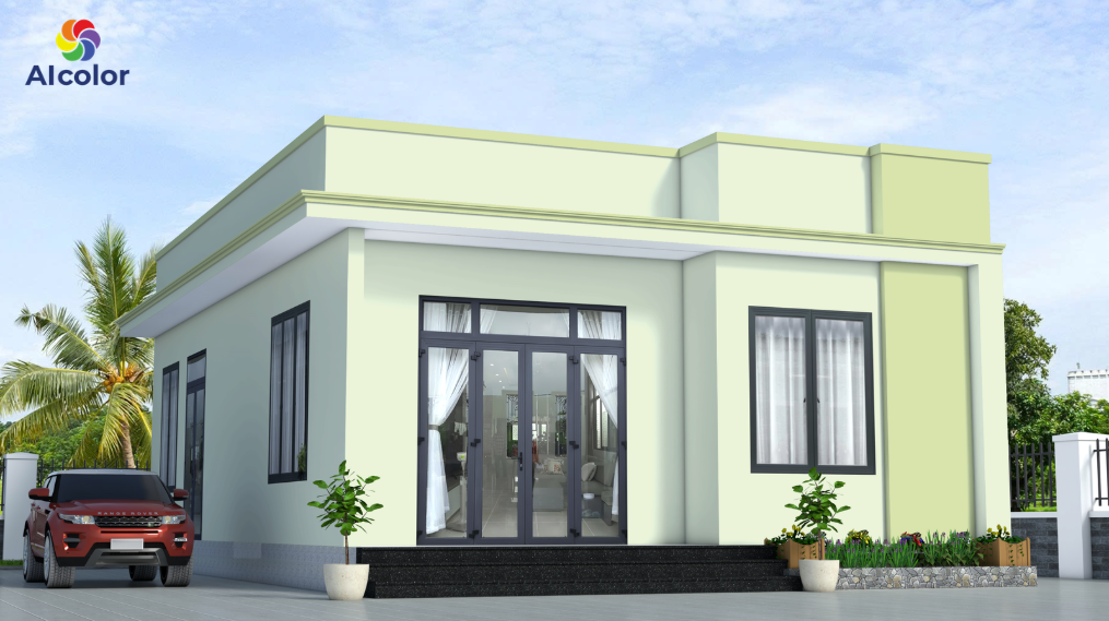 Với người mệnh Mộc tuổi T&yacute;, sơn nh&agrave; m&agrave;u xanh l&aacute; l&agrave; lựa chọn ph&ugrave; hợp