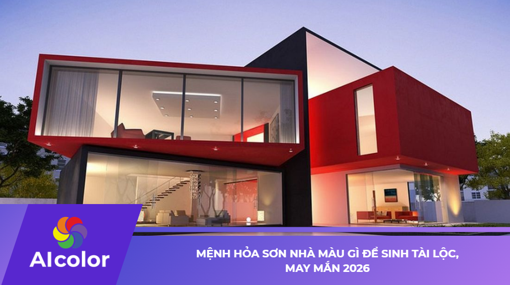 Mệnh Hỏa sơn nhà màu gì để sinh tài lộc, may mắn 2026