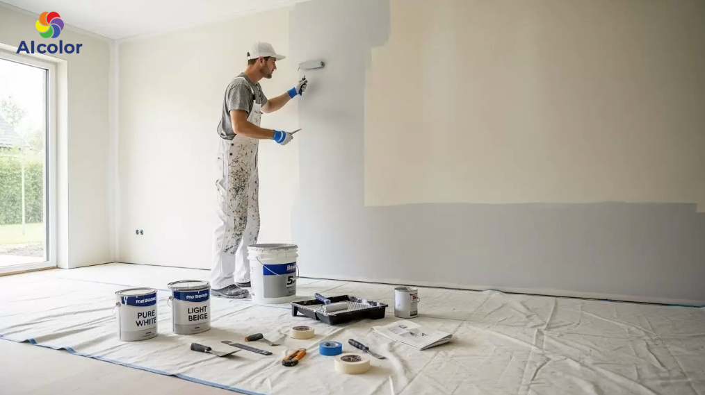 Khi gia chủ chủ sơn n&ecirc;n chọn sơn c&oacute; độ che phủ tốt, bề mặt mịn m&agrave;ng