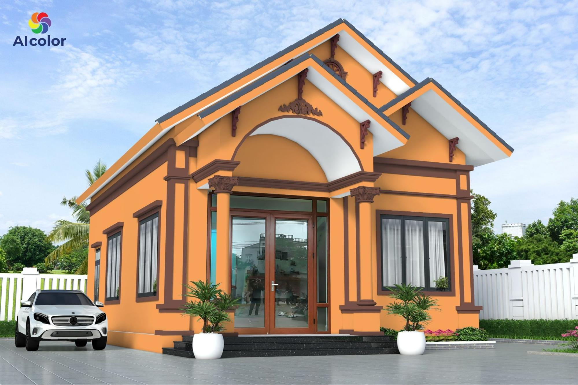 Người mệnh Thủy kh&ocirc;ng n&ecirc;n sơn nh&agrave; c&oacute; m&agrave;u cam, n&acirc;u, t&iacute;m, hồng