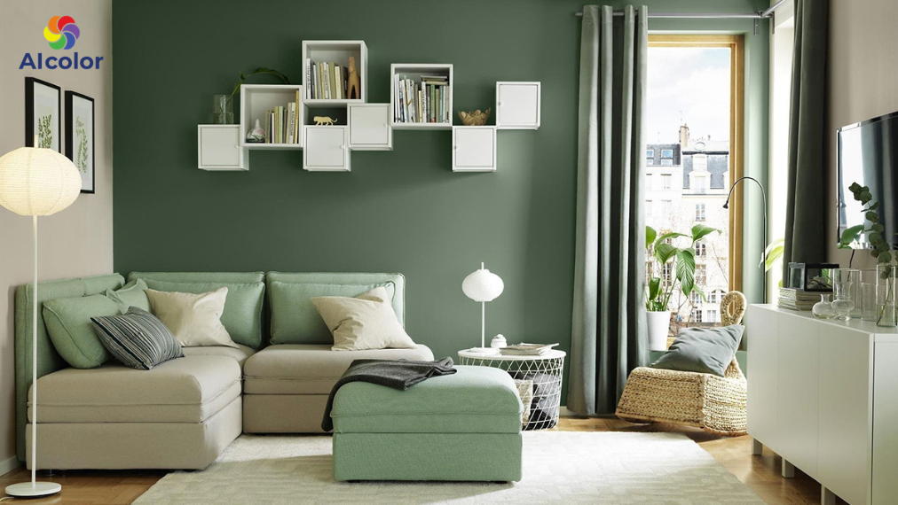 Người mệnh Mộc hợp với sơn nh&agrave; t&ocirc;ng m&agrave;u xanh l&aacute;, xanh r&ecirc;u,...