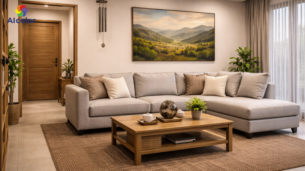 Phong c&aacute;ch hiện đại hợp với gia chủ mệnh Thổ