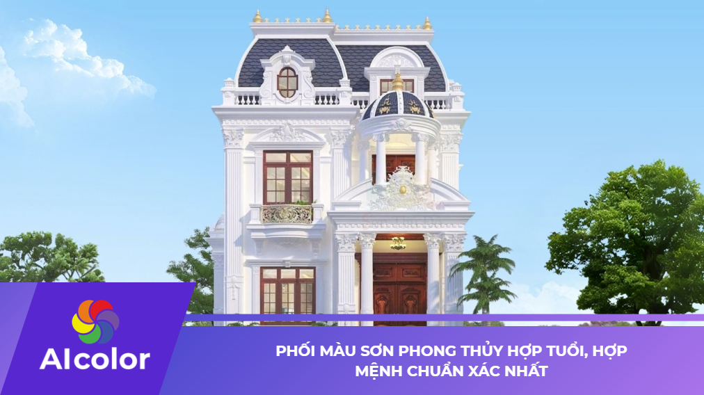 Phối màu sơn phong thủy hợp tuổi, hợp mệnh chuẩn xác nhất