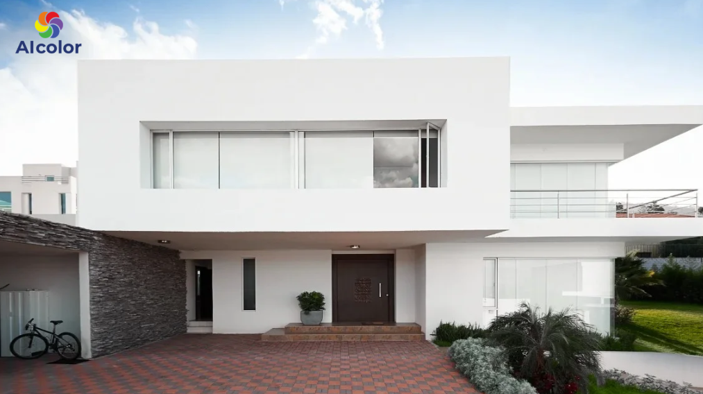 Gia chủ mệnh Kim hợp m&agrave;u sơn ngoại thất m&agrave;u s&aacute;ng