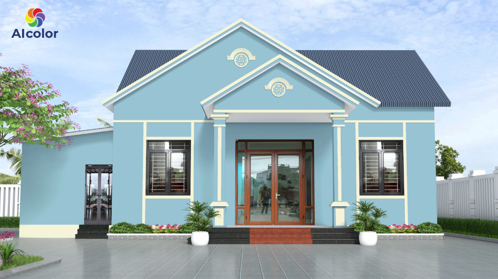 M&agrave;u sơn xanh dương hợp với người mệnh Thủy Ất Dậu