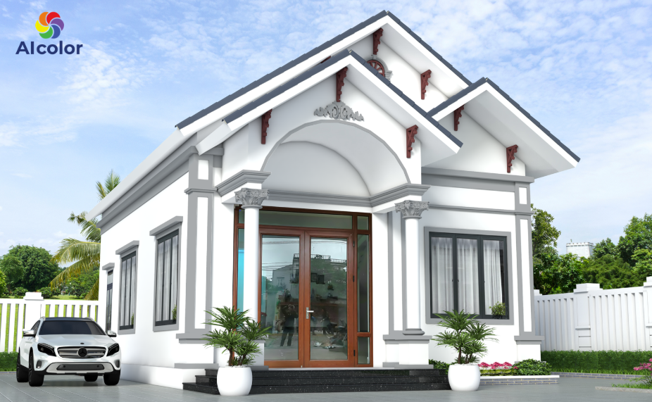 M&agrave;u ghi gi&uacute;p che bụi tốt, &iacute;t lộ vết bẩn, ph&ugrave; hợp với nh&agrave; phố