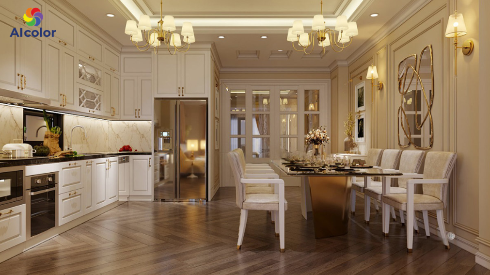 Nội thất ph&ograve;ng bếp hợp với người tuổi Hợi