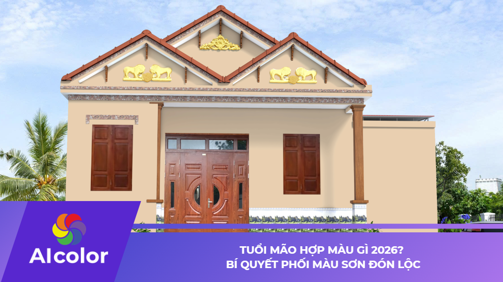 Tuổi Mão hợp màu gì 2026? Bí quyết phối màu sơn đón lộc