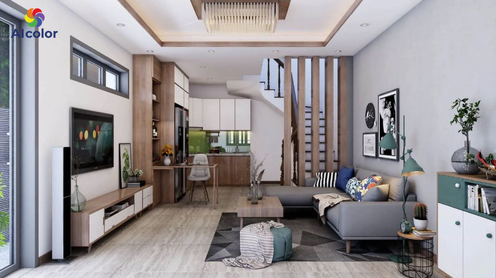 Gia chủ sinh năm B&iacute;nh T&yacute; c&oacute; thể thử sơn nh&agrave; m&agrave;u x&aacute;m