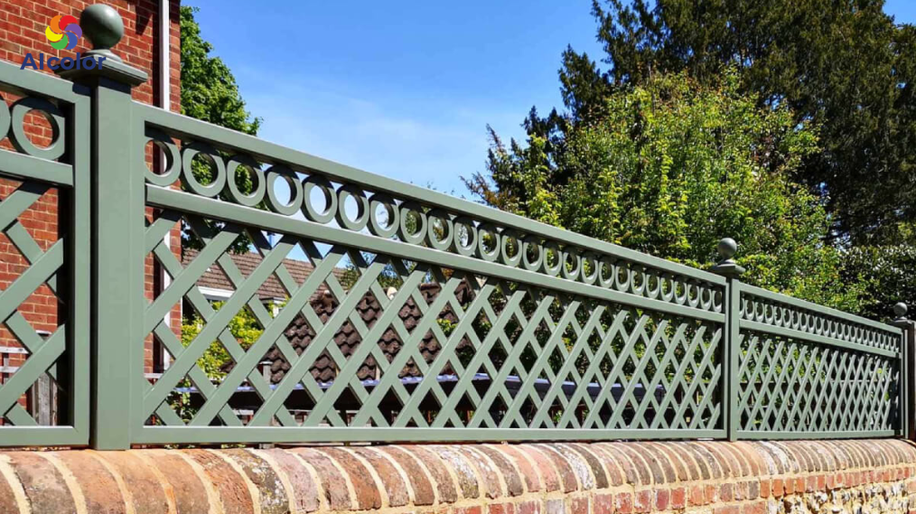 Với nh&agrave; nhiều c&acirc;y c&oacute; thể lựa chọn h&agrave;ng r&agrave;o m&agrave;u xanh l&aacute;