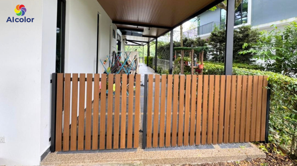 H&agrave;ng r&agrave;o gỗ mang lại cảm gi&aacute;c gần gũi, ấm c&uacute;ng v&agrave; h&ograve;a quyện với kh&ocirc;ng gian xung quanh