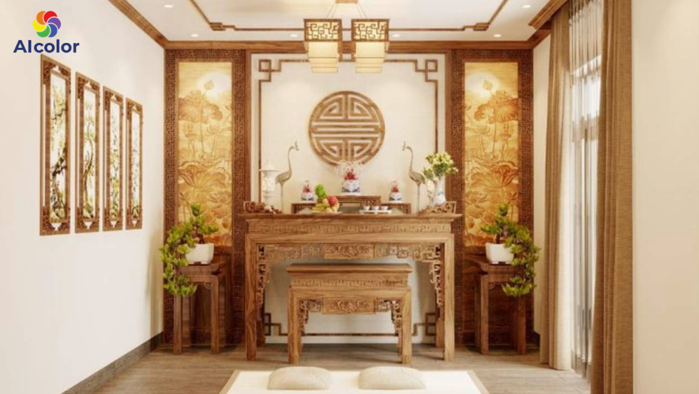 M&agrave;u v&agrave;ng v&agrave; n&acirc;u rất hợp với người mệnh Thổ, gi&uacute;p kh&ocirc;ng gian trở n&ecirc;n ấm &aacute;p, trang trọng&nbsp;