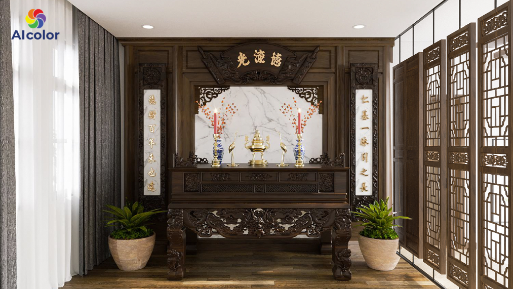 M&agrave;u v&agrave;ng v&agrave; n&acirc;u rất hợp với người mệnh Thổ, gi&uacute;p kh&ocirc;ng gian trở n&ecirc;n ấm &aacute;p, trang trọng&nbsp;