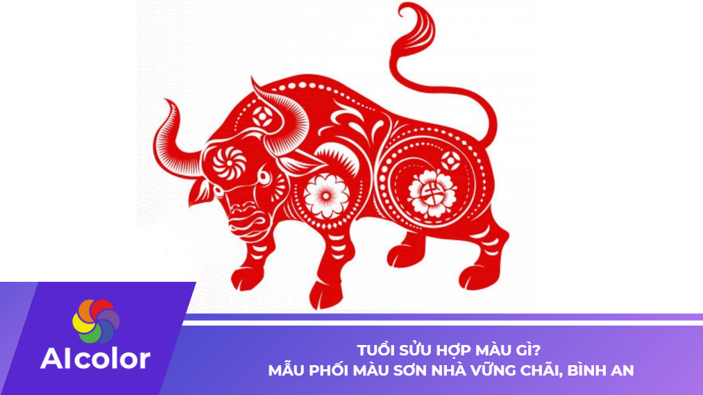 Tuổi Sửu hợp màu gì? Mẫu phối màu sơn nhà vững chãi, bình an