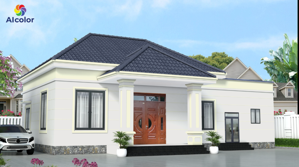 X&aacute;m nhạt kết hợp trắng ng&agrave; tinh tế, hiện đại, cuốn h&uacute;t mọi &aacute;nh nh&igrave;n ngay từ đầu