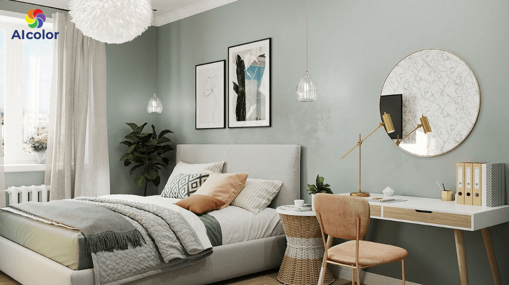 Khi chọn m&agrave;u sơn ph&ograve;ng ngủ, gia chủ tuổi Ty cần lưu &yacute; đến &aacute;nh s&aacute;ng