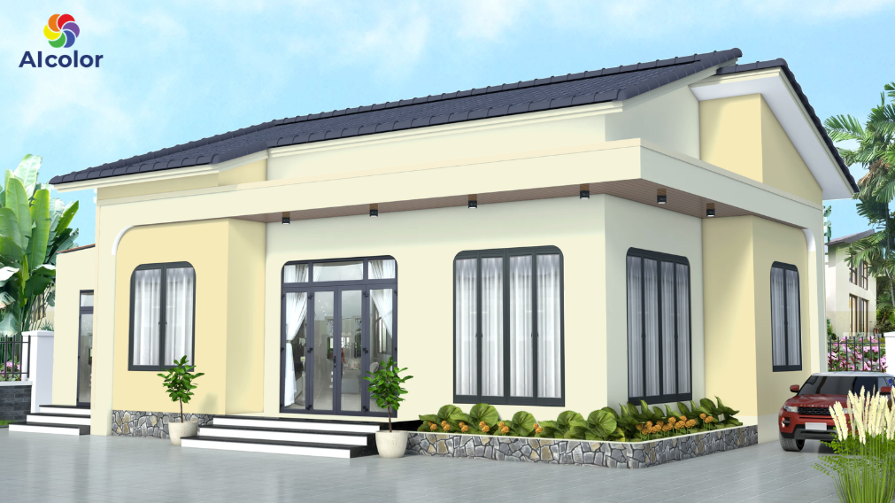 Sự kết hợp giữa c&aacute;c sắc độ kem, n&acirc;u nhạt v&agrave; gỗ để tạo kh&ocirc;ng gian đậm chất 