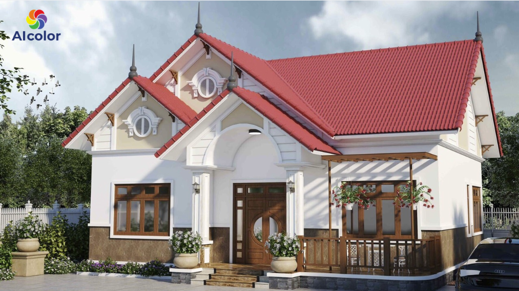 V&agrave;ng kem l&agrave; m&agrave;u sơn đang được nhiều gia chủ lựa chọn