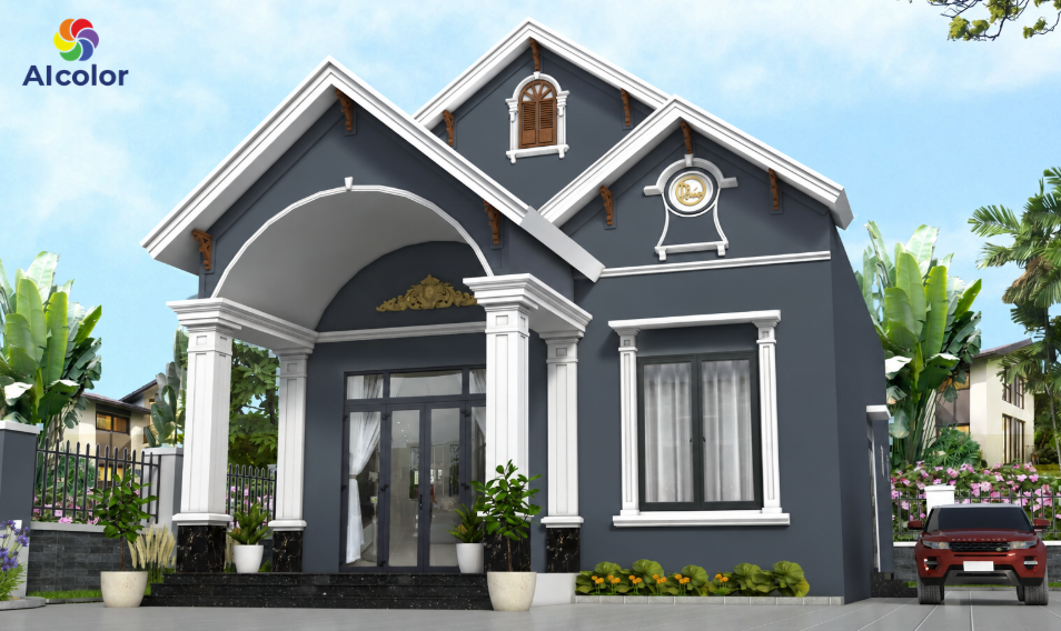 Sơn m&agrave;u ghi xanh đậm (Dark Slate)
