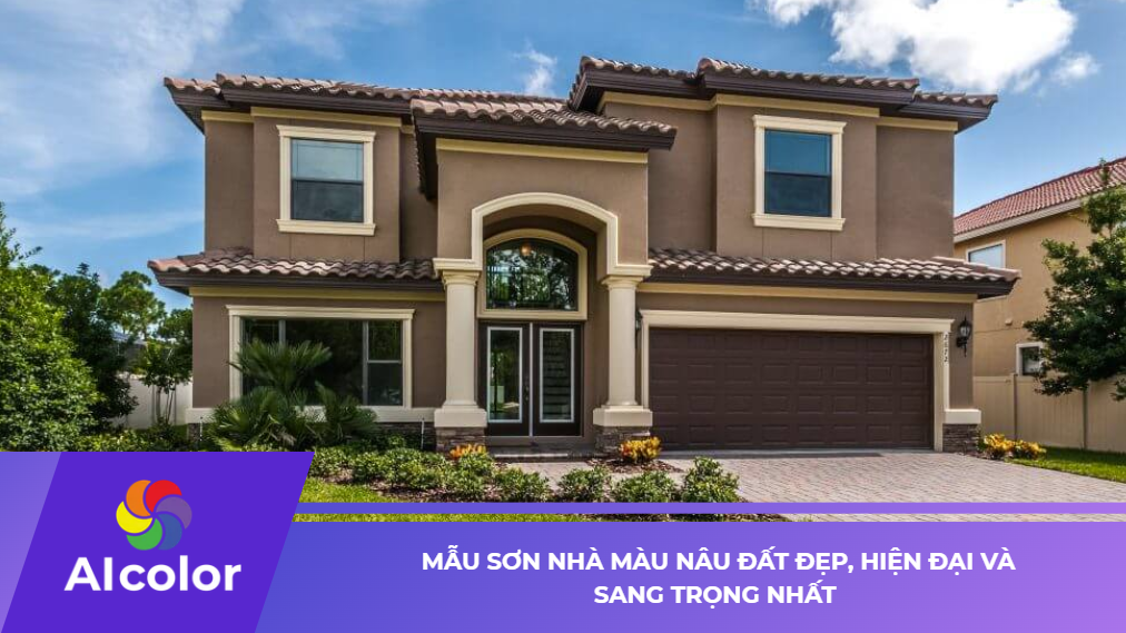Mẫu Sơn Nhà Màu Nâu Đất Đẹp, Hiện Đại Và Sang Trọng Nhất