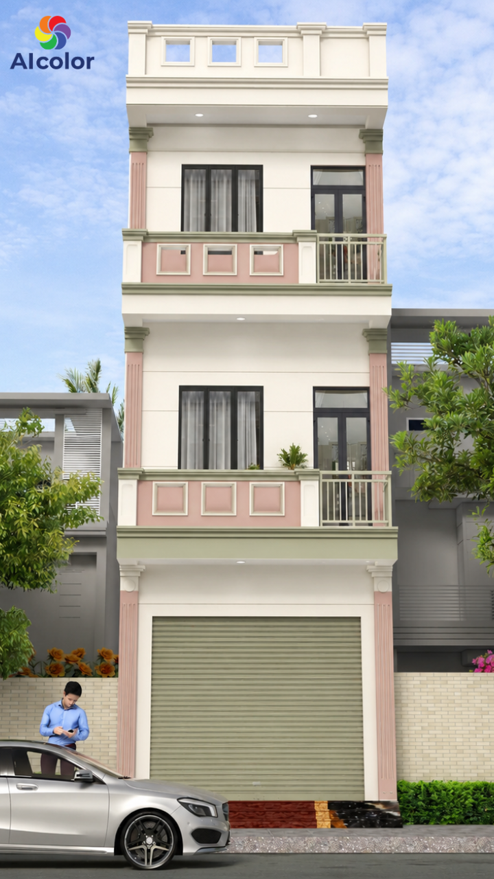T&ocirc;ng trắng sữa l&agrave;m nền cho c&aacute;c tone m&agrave;u Pastel 