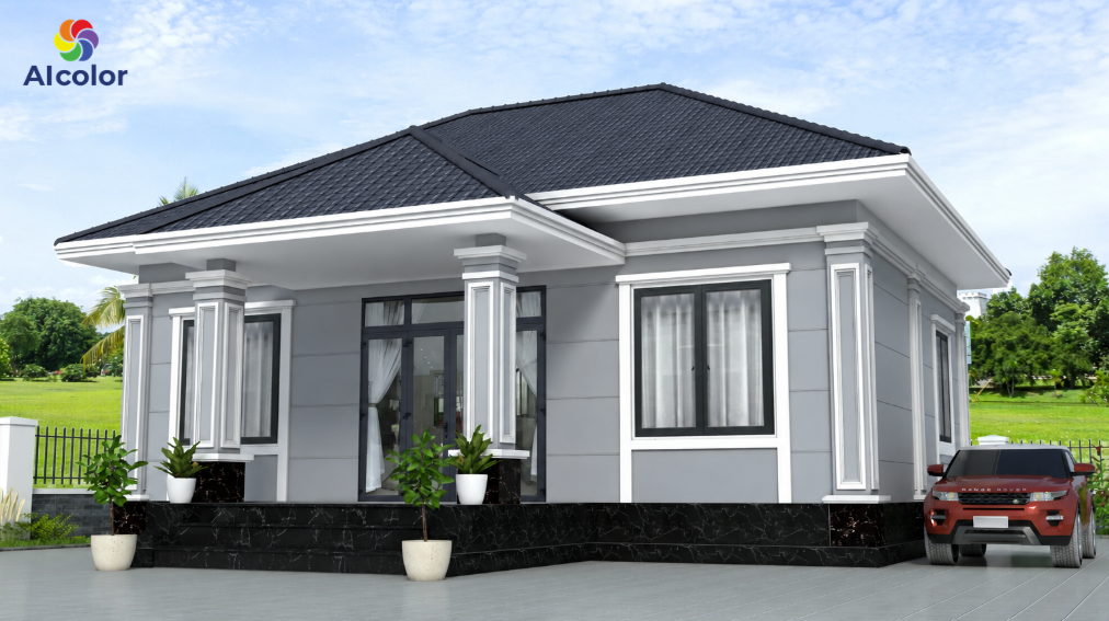 Ưu điểm của sơn m&agrave;u x&aacute;m kh&oacute;i